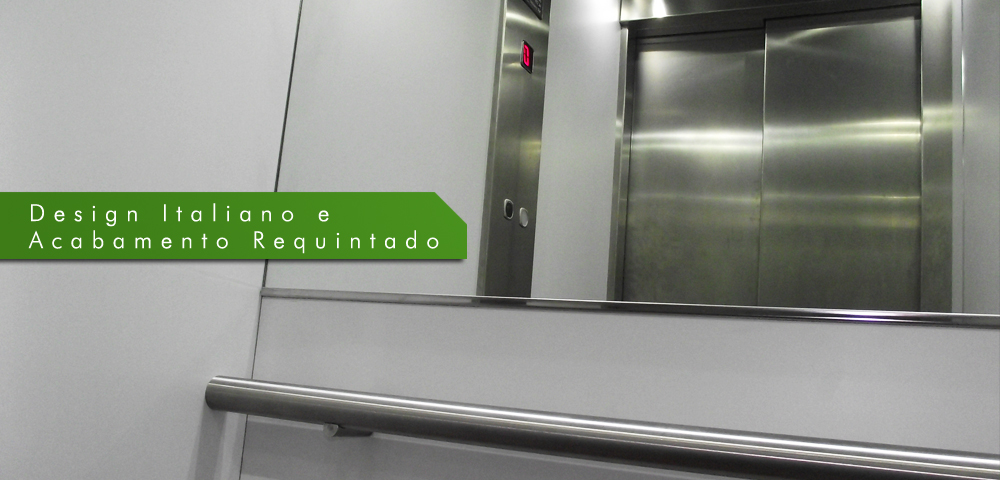 Elevadores com Design Italiano e Acabamento Requintado